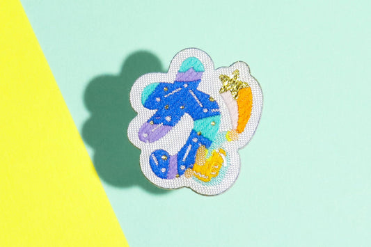 か-ひらがなワッペン(宇宙恐竜)