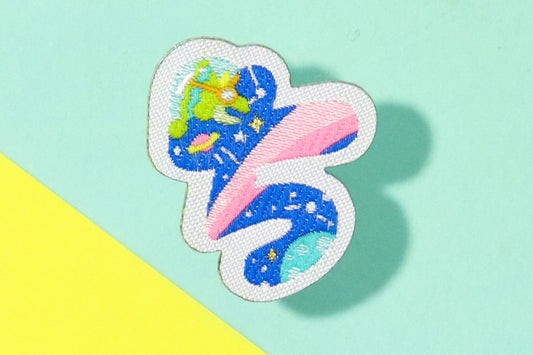 ち-ひらがなワッペン(宇宙恐竜)