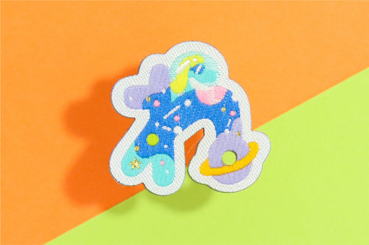 ね-ひらがなワッペン(宇宙恐竜)