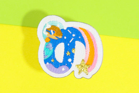 の-ひらがなワッペン(宇宙恐竜)