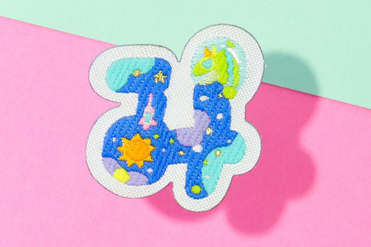 み-ひらがなワッペン(宇宙恐竜)