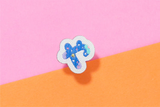 ゃ-ひらがなワッペン(宇宙恐竜)