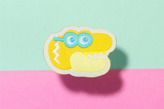 ティラノサウルス-ひらがなワッペン(宇宙恐竜)