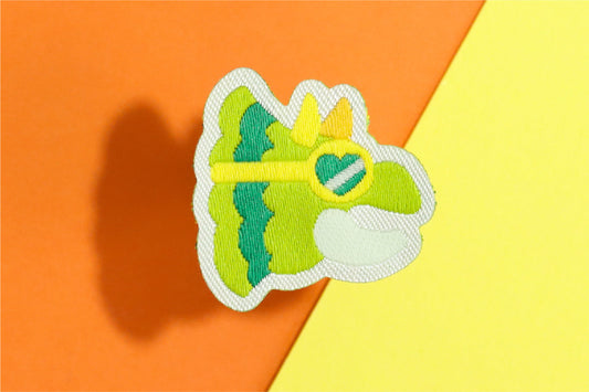 トリケラトプス-ひらがなワッペン(宇宙恐竜)